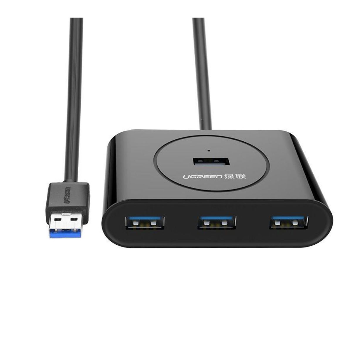 Bộ Hub 4 cổng USB-A to USB 3.0 50cm Ugreen 30218 CR113, tốc độ truyền 5Gpbs, đèn báo LED
