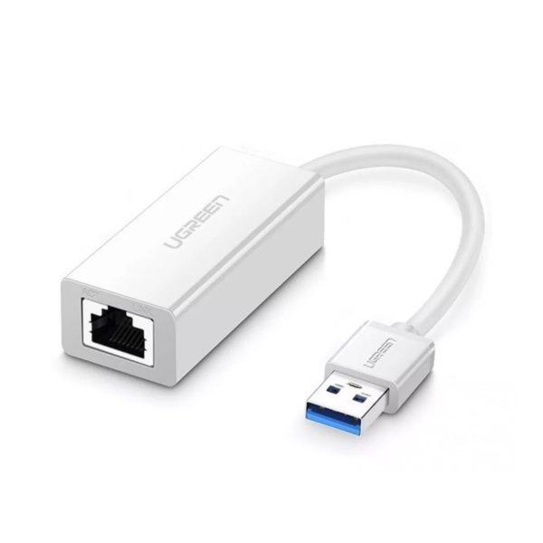 Cáp chuyển USB 3.0 to Lan RJ45 10/100/1000Mbps Ugreen 20255 CR111 tốc độ truyền 5Gbps