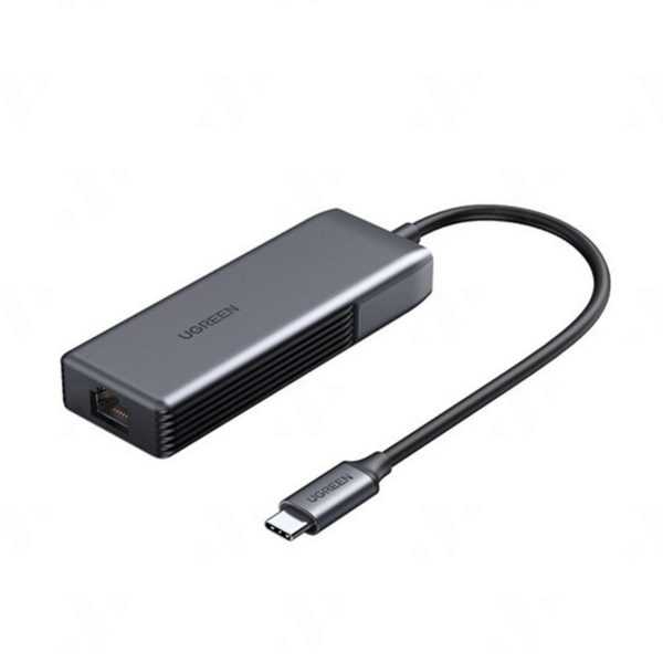 Cáp chuyển đổi Ugreen 70604 CM312 Type-C sang LAN 5G, chip AQC111U