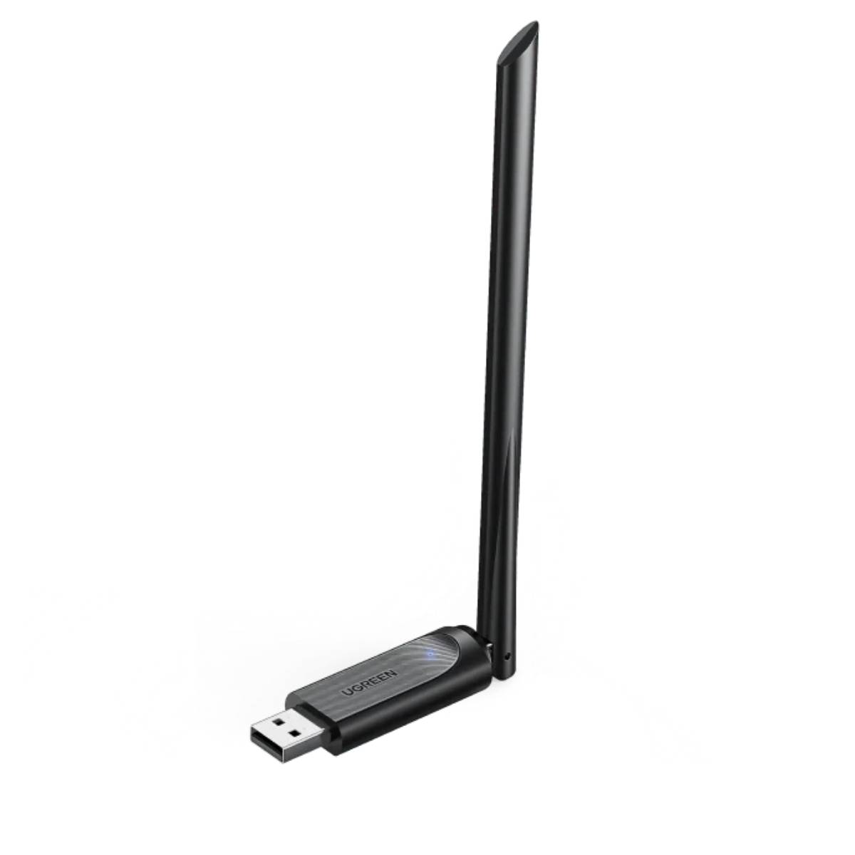 USB thu Wifi 6 Ugreen 90339 CM496 băng tần kép 2.4G/5G, tốc độ 650Mbps, 6dBi