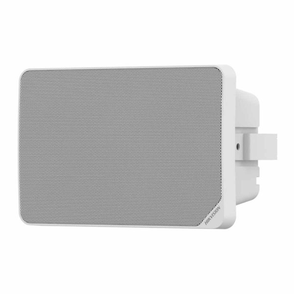 Loa Cabinet thông báo IP mở rộng 20W Hikvision DS-QAZ0120G1R-S điện trở 8 Ω, tích hợp 2 micro