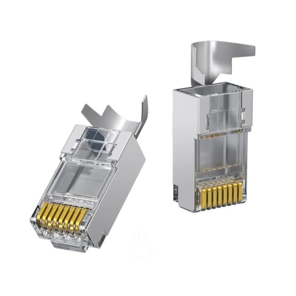 Đầu bấm mạng RJ45 Cat6 cao cấp mạ vàng 30U Ugreen 80121 (Hộp100c)