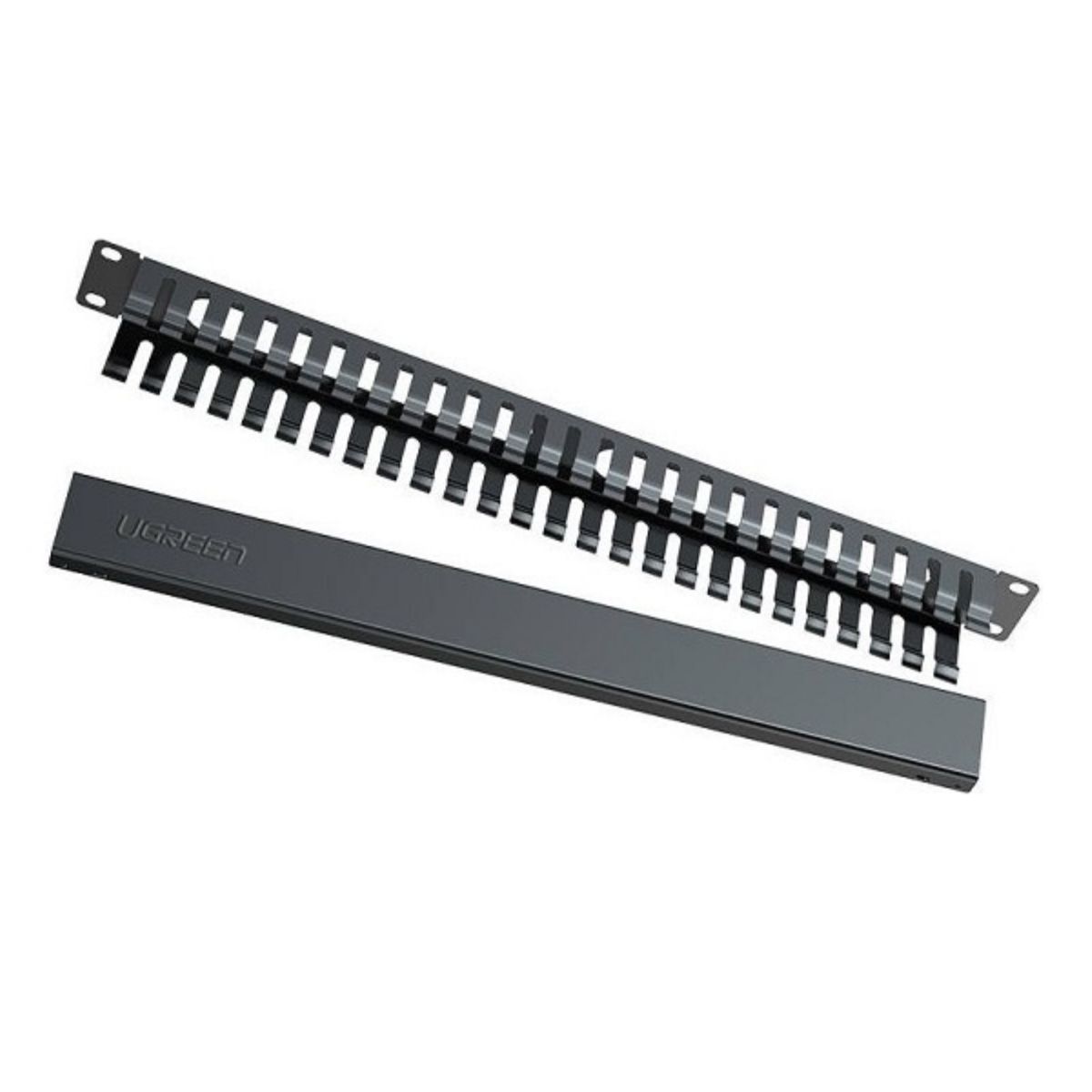 Thanh quản lý cáp ngang 2U- 50 cổng Ugreen NW128 70425 cao cấp
