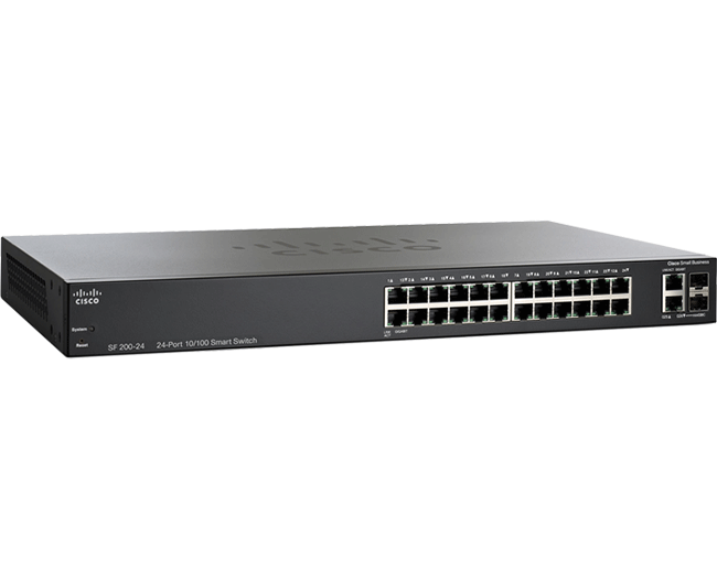 Switch Cisco SLM224GT 24-port 10/100 + 2-Port Gigabit Switch