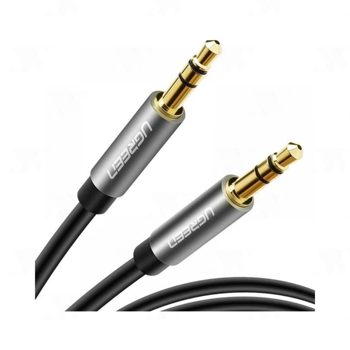 Cáp Audio 3.5mm dây tròn 1M Chính hãng Ugreen 10733 mạ vàng 24K cao cấp