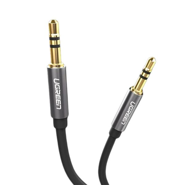 Cáp Audio 3.5mm dây tròn 5M Chính hãng Ugreen 10737 mạ vàng 24K