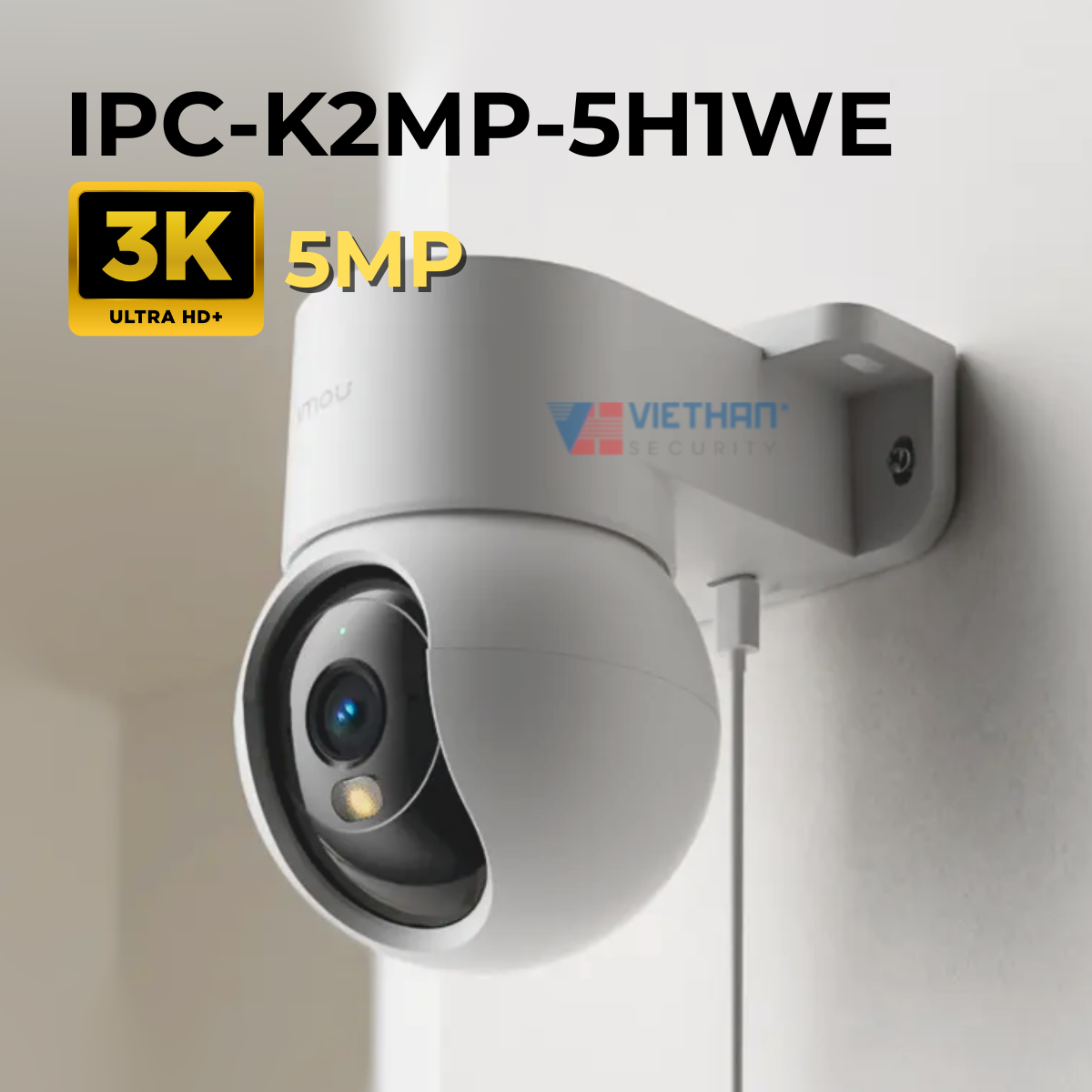 Camera Ranger Mini 5MP IMOU IPC-K2MP-5H1WE - Phát Hiện Người, Đàm Thoại 2 Chiều, Quay Quét 360°, Kết Nối WiFi/USB-C