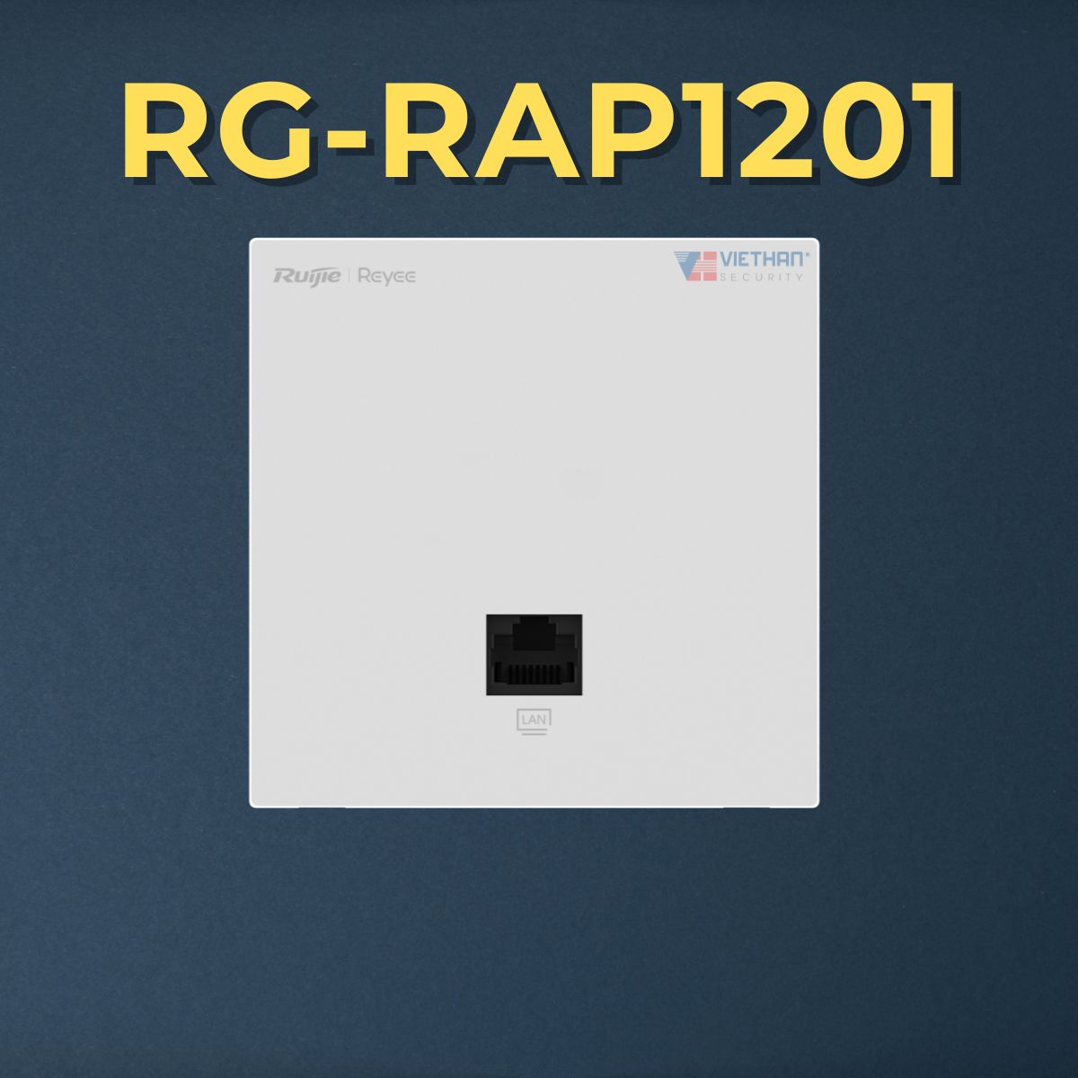 Bộ phát Wifi âm tường RUIJIE RG-RAP1201, Wi-Fi 5,  867Mbps at 5GHz