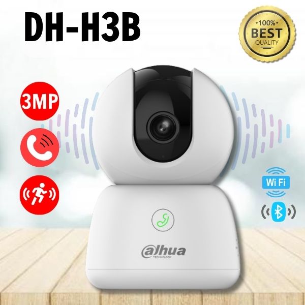 Camera Wifi trong nhà DAHUA DH-H3B 3MP, Wifi 6, Phát hiện con người, Đàm thoại 2 chiều