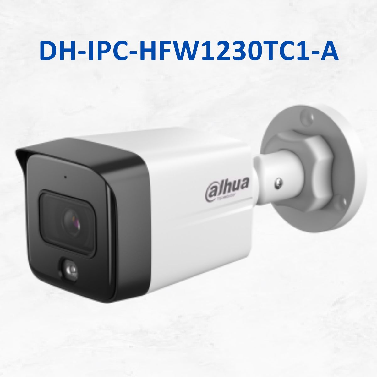 Camera IP hồng ngoại bullet 2MP DAHUA DH-IPC-HFW1230TC1-A, Phát hiện con người, tích hợp mic.