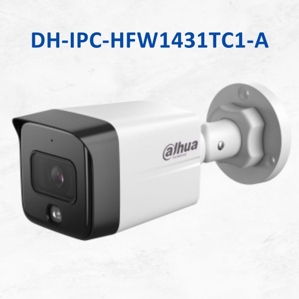 Camera IP Entry 4MP DAHUA DH-IPC-HFW1431TC1-A, Phát hiện con người, tích hợp mic.