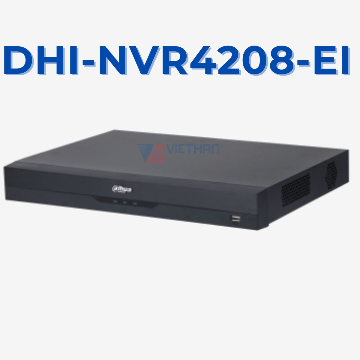 Đầu ghi hình camera IP 8 Kênh 16MP Dahua DHI-NVR4208-EI, Hỗ trợ 4k, 2 ổ cứng 16TB, tính năng AI