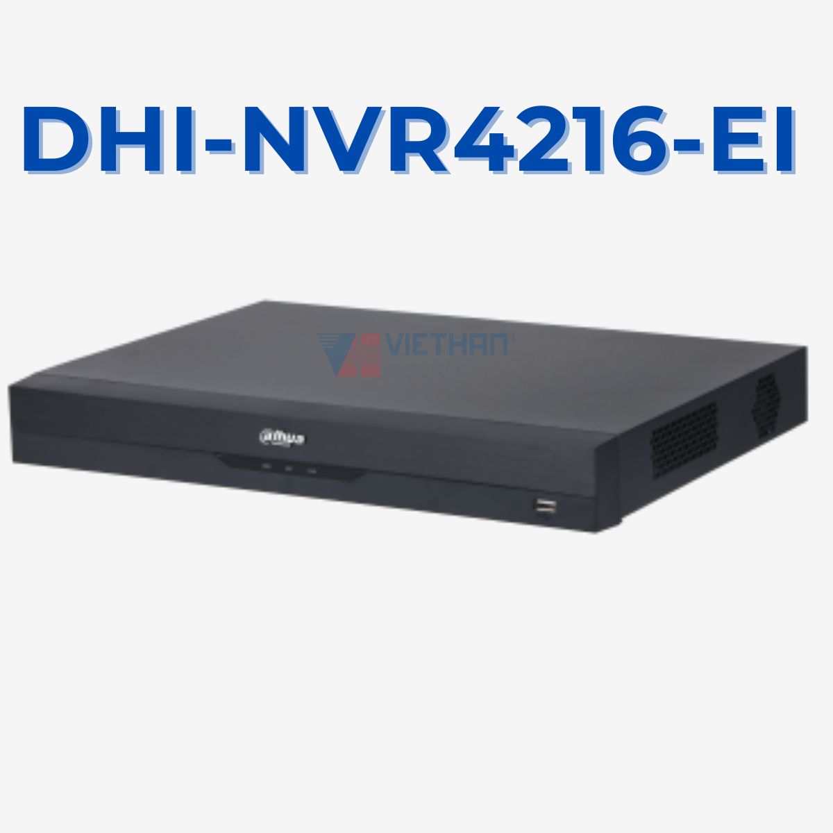 Đầu ghi hình camera IP 16 Kênh 16MP Dahua DHI-NVR4216-EI, Hỗ trợ 4k, 2 ổ cứng 16TB, tính năng AI