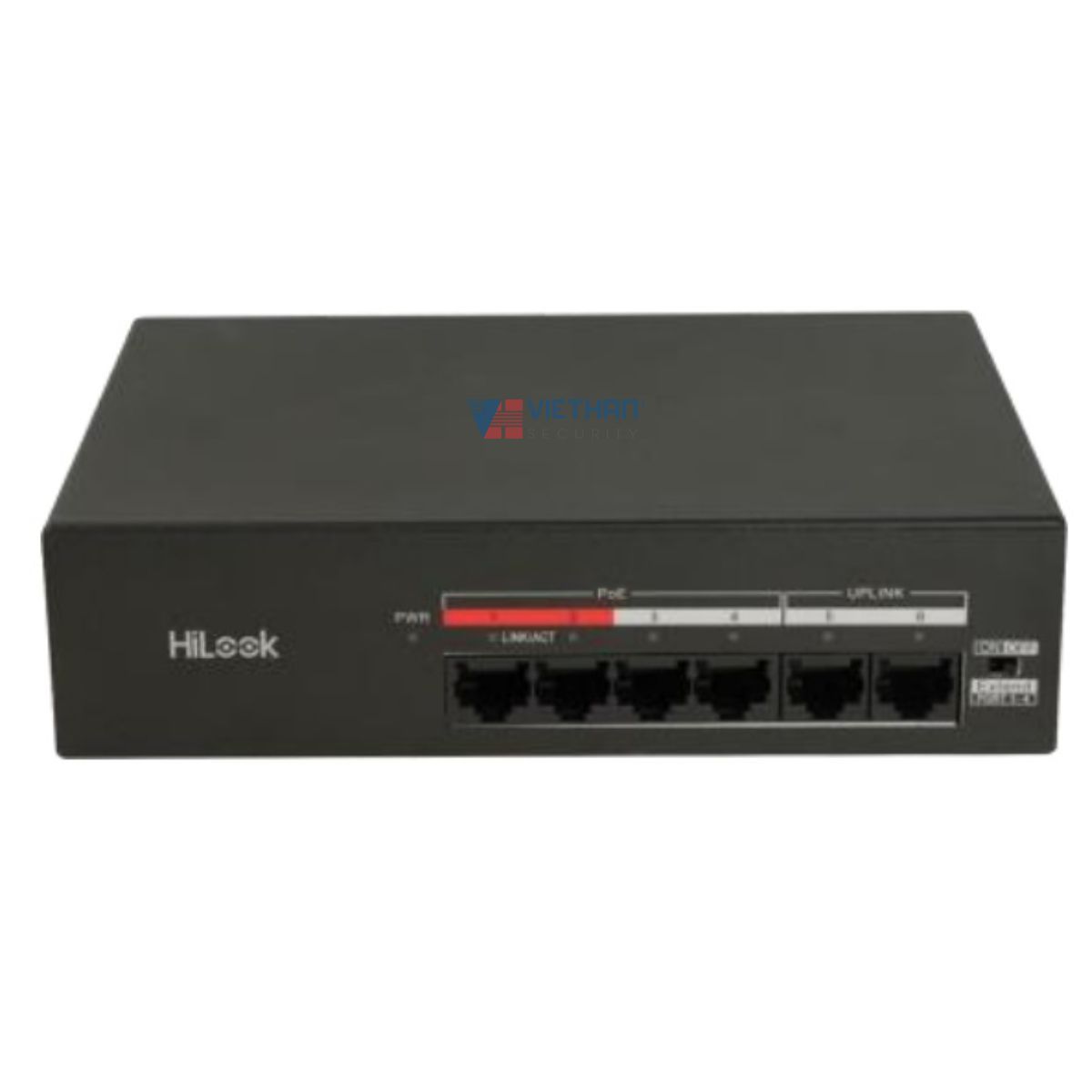 Module PoE Switch  4-port 10/100Mbps HILOOK DS-3E0106MP-35, Công suất 35W, Chống sét 2KV