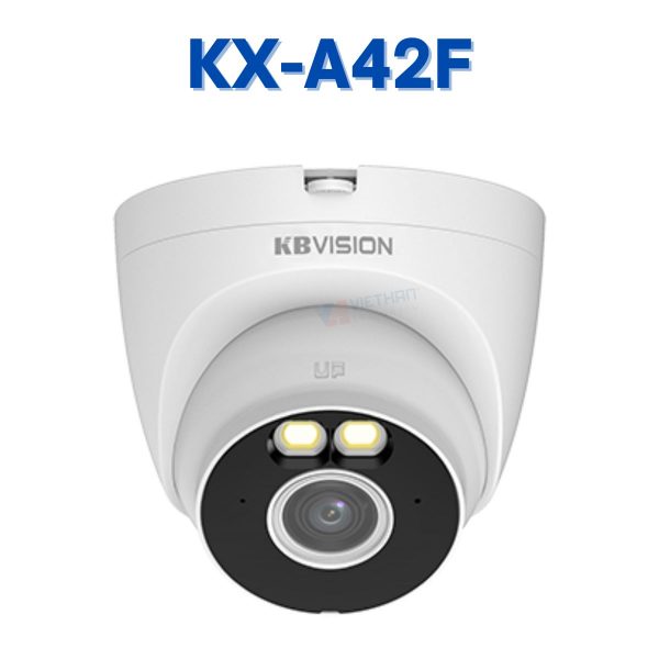 Camera IP Wifi  Dome Full Color KBVISION KX-A42F 4MP, Tích hợp MIC, Đèn LED, Phát hiện con người