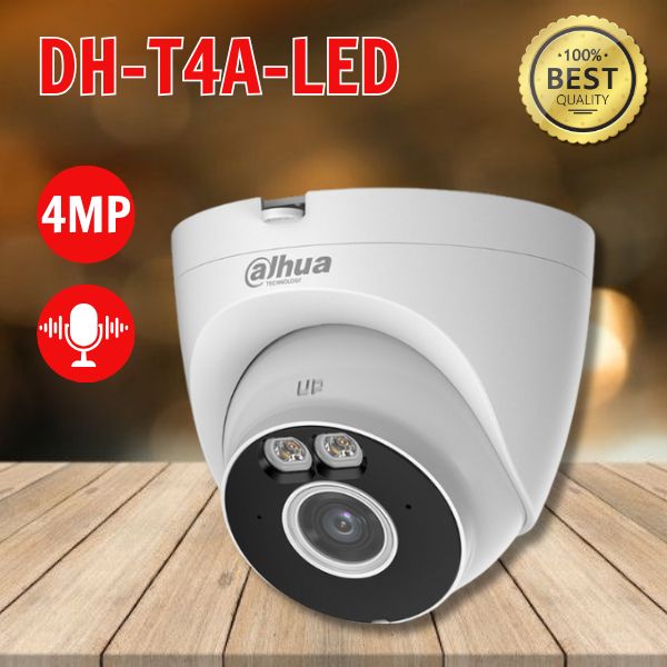 Camera IP Wifi Dome Full Color 4MP DAHUA DH-T4A-LED, Đàm thoại 2 chiều, Đèn LED 30m, Phát hiện chuyển động