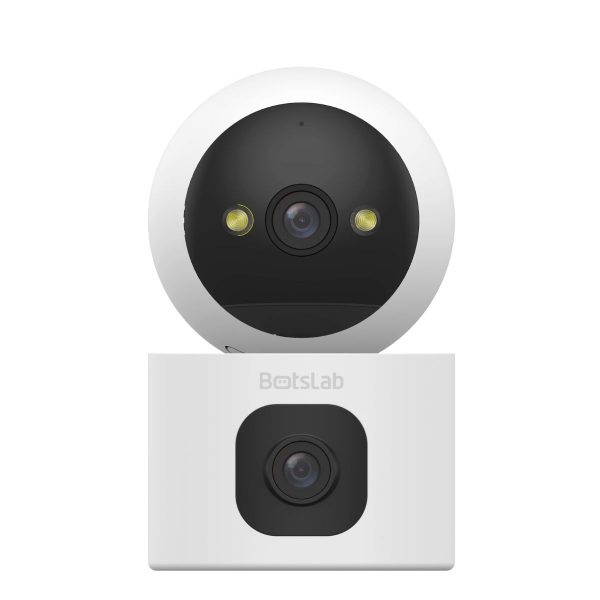 Camera Wifi 4K Ống kính kép Botslab C231  Chế độ hồng ngoại, Đàm thoại 2 chiều, Cảnh báo và còi hú