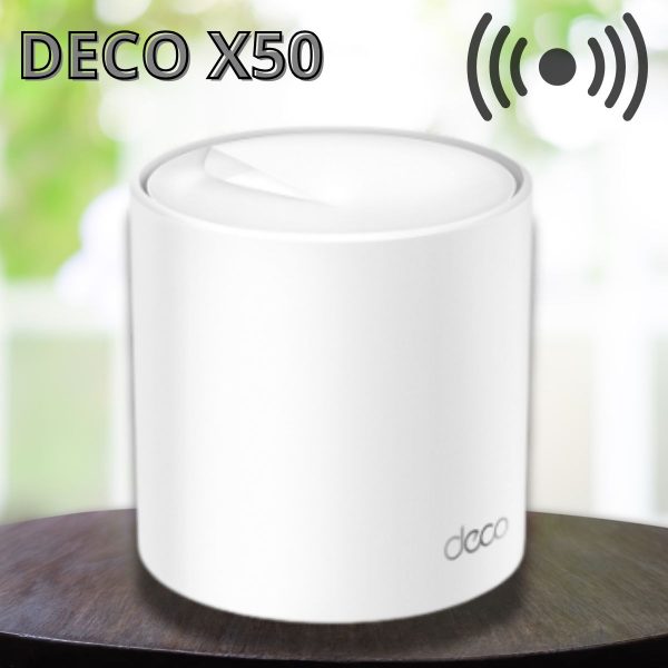 Hệ thống Mesh Wi-Fi 6 AX3000 Deco X50, 4 luồng, Tăng cương phủ sóng liền mạch, Tốc độ có dây Gigabit