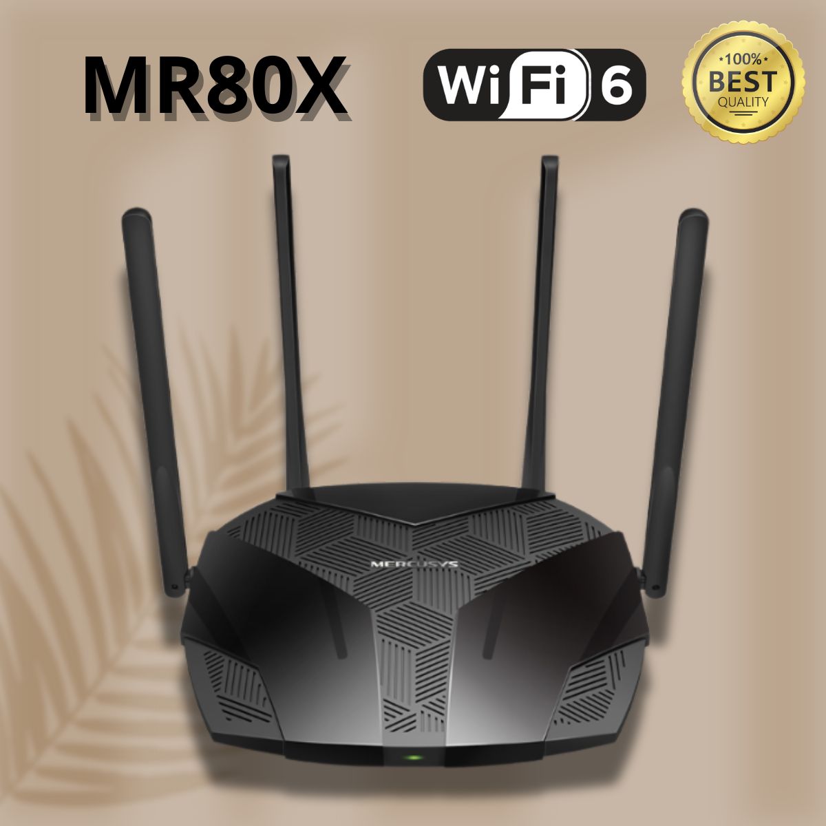 Router Wi-Fi 6 Gigabit TP-Link MR80X Băng tần kép AX3000, Bảo mật toàn diện, Kết nối nhiều thiết bị
