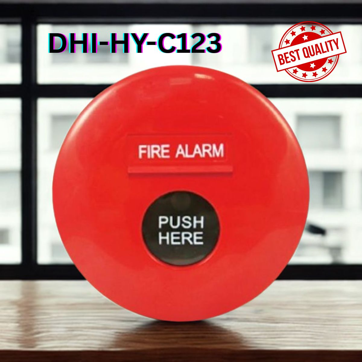 Nút khẩn cấp (tròn) Dahua DHI-HY-C123, Hiệu suất ổn định, Độ bền cao