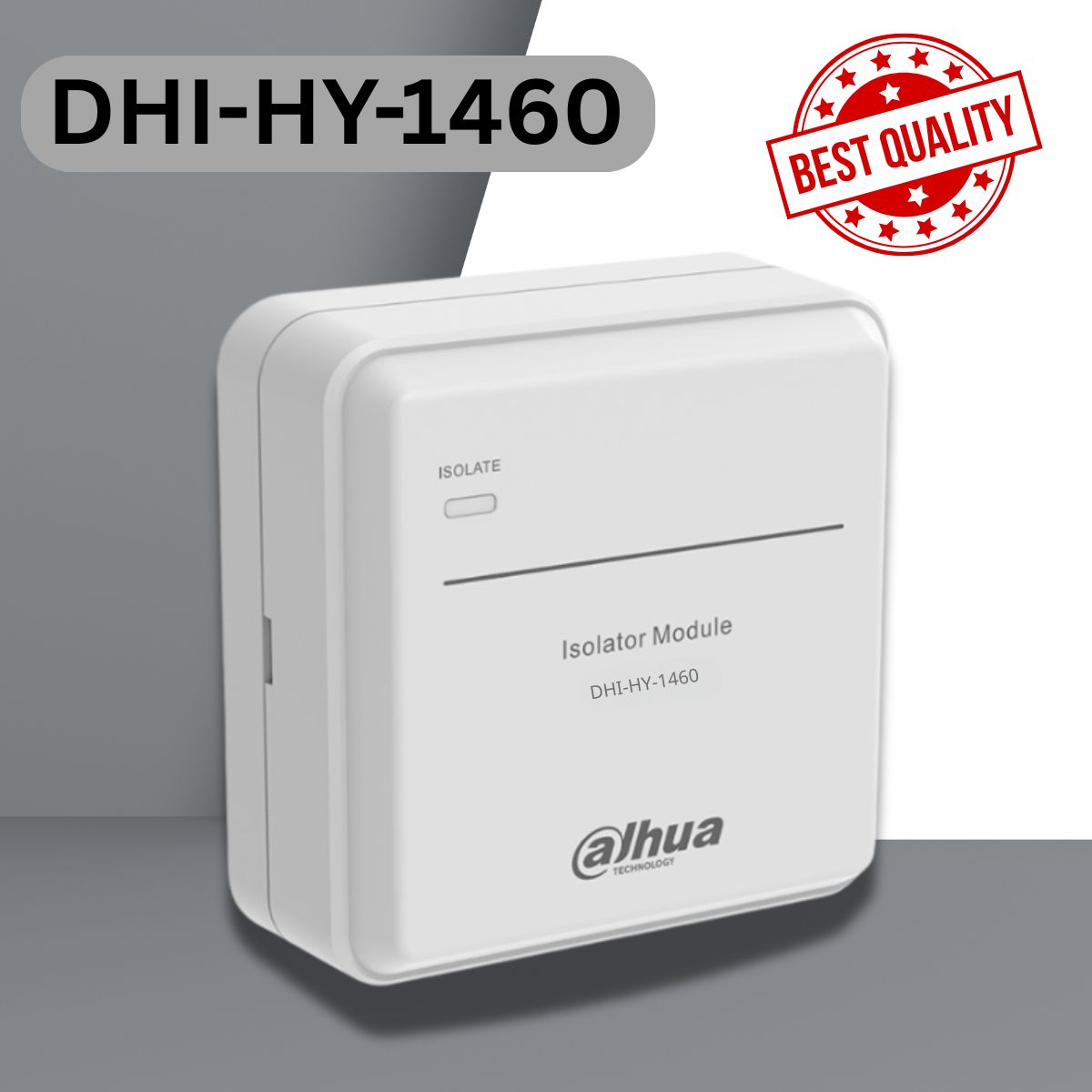 Mô-đun quản lý đầu báo thường Duhua DHI-HY-1460, Đèn chỉ thị LED đỏ, Phạm vi địa chỉ 1-254, Giám sát tới 25 thiết bị