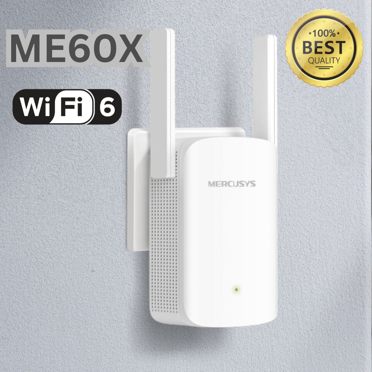 Bộ mở rộng sóng Wi-Fi 6 AX1500 Mercusys ME60X, Công Nghệ Beamforming, Vùng phủ rộng lớn