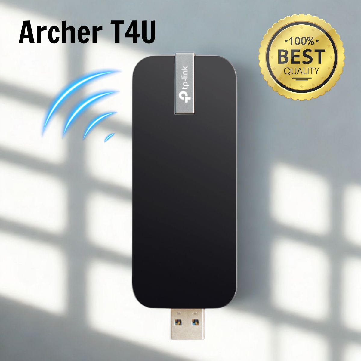 Bộ chuyển đổi USB Wi-Fi Mini Băng tần kép độ lợi cao AC1300 Archer T4U, USB 3.0, Công nghệ MU MIMO