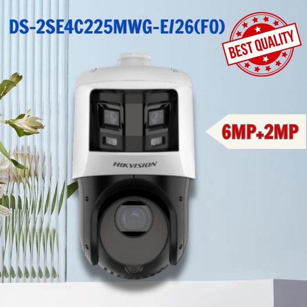 Camera 3 mắt Hikvision DS-2SE4C225MWG-E/26(F0), 2 mắt 180 độ, và một mắt PTZ zoom 25X