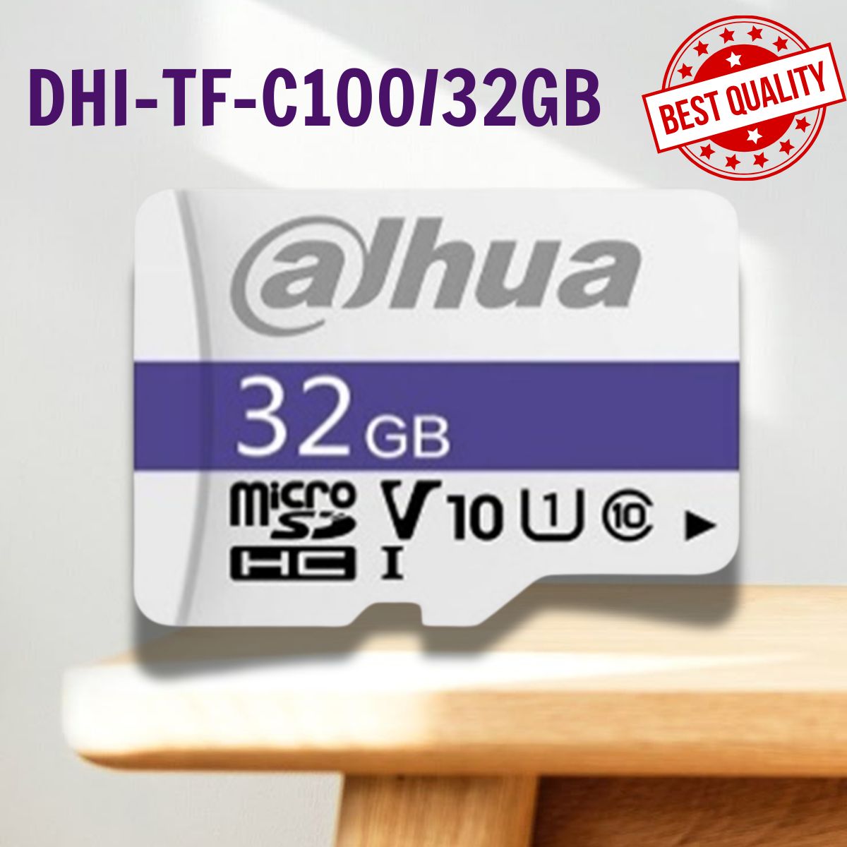 Thẻ nhớ 32GB Micro SD  Dahua DHI-TF-C100/32GB  Tốc độ đọc 95MB/s, Tốc độ ghi 38MB/s