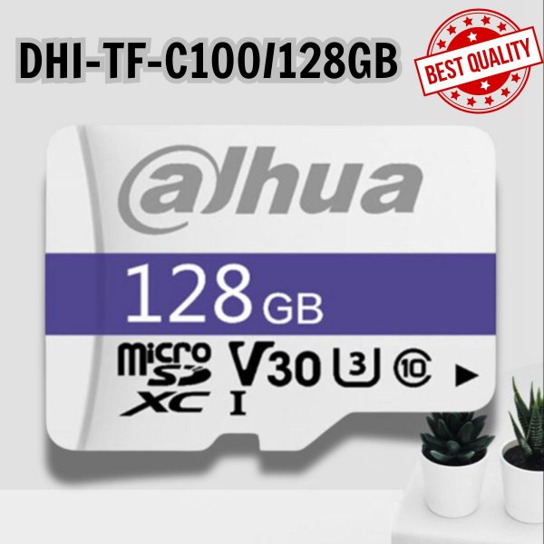 Thẻ nhớ 128GB Micro SD Dahua DHI-TF-C100/128GB, Tốc độ đọc 95MB/s, Tốc độ ghi 38MB/s