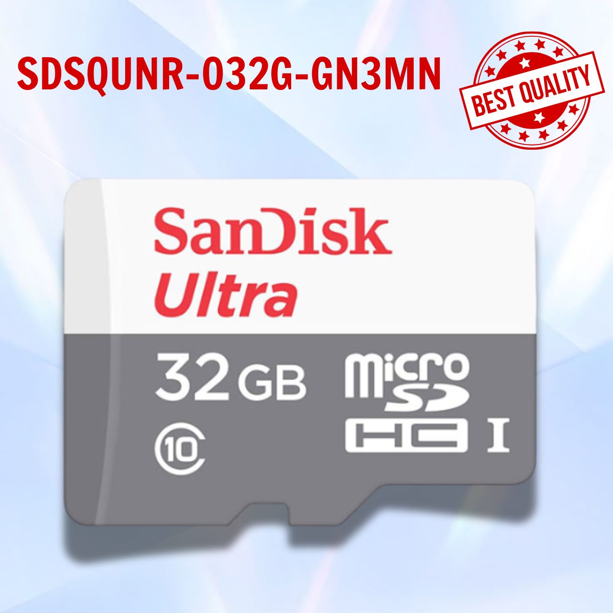 Thẻ nhớ Micro SD SanDisk 32GB SDSQUNR-032G-GN3MN Tốc độ đọc 100MB/s, Tốc độ ghi 15MB/s