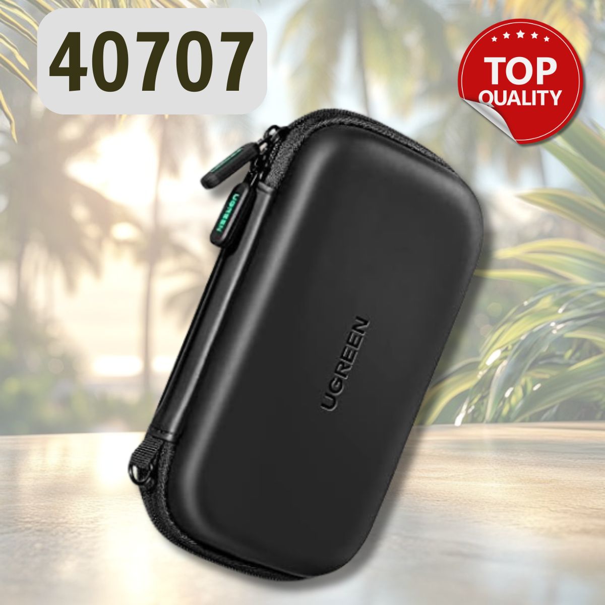 Hộp đựng đĩa cứng Ugreen kích thước nhỏ 40707, Chống nước, Chống sốc