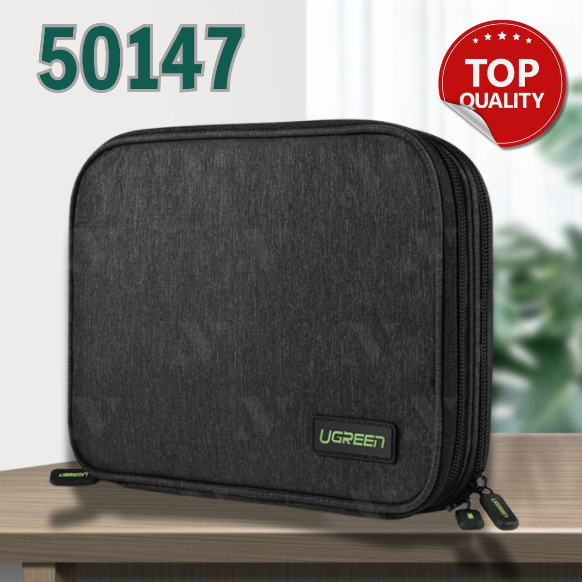 Hộp đựng ổ cứng Ugreen 50147 LP139, Kích thước 24.5 x 17.5 x 5, dành cho HDD+SSD 2.5″ và các phụ kiện khác