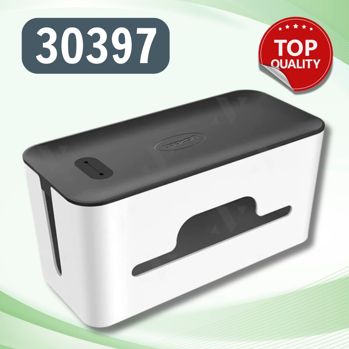 Ugreen 30397 Size S 27X12X13CM Màu trắng Hộp đựng ổ cắm điện tiện lợi LP110