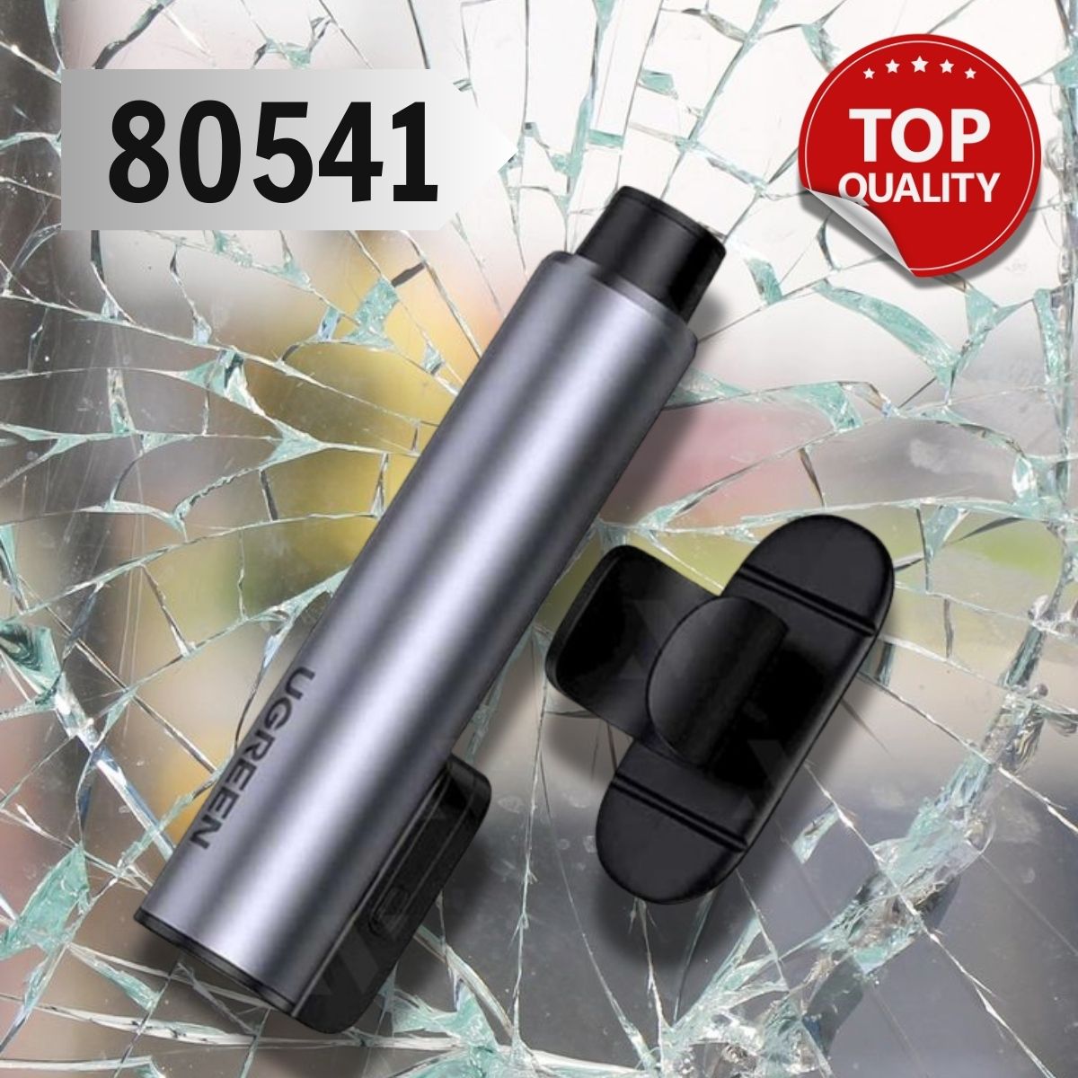 Ugreen 80541 Dụng cụ phá kính và cắt dây nhỏ gọn an toàn cho Ô tô thoát hiểm khẩn cấp LP254