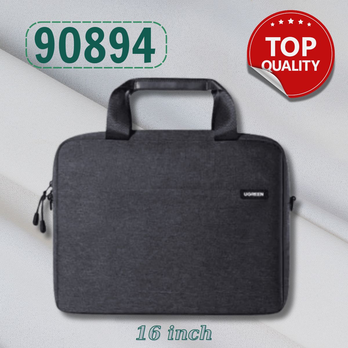 Túi đựng laptop Ugreen 90894 16 inch Màu đen LP584, Chống thấm nước, Chống trầy "