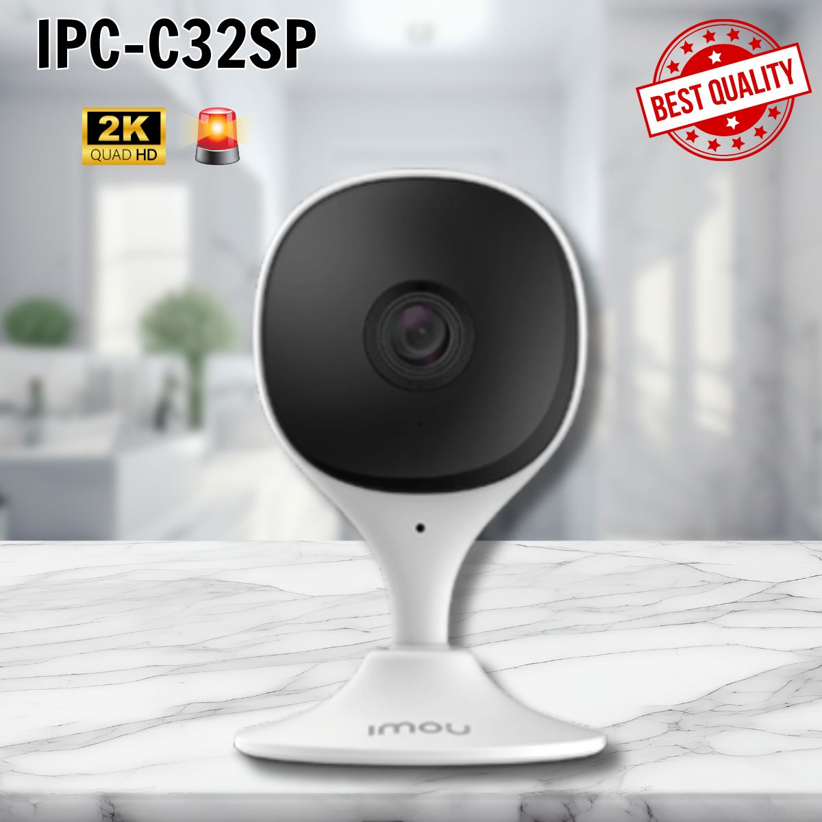 Camera Wi-Fi Imou IPC-C32SP 2K 3MP Đàm thoại 2 chiều, Hồng ngoại tầm xa 10m