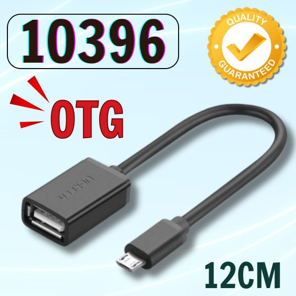 Cáp Micro USB 2.0 OTG Ugreen 10396 Chính hãng, Hỗ trợ tốc độ 480Mbps