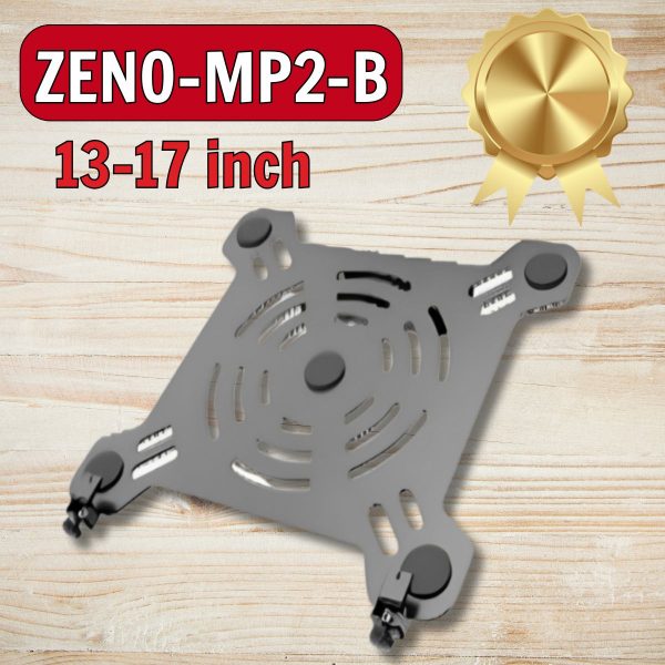 Kệ laptop ZENO-MP2-B Chịu tải tối đa 10kg, Khoảng cách lỗ 75x75/100x100mm, Thiết kế chắc chắn, dễ tháo lắp