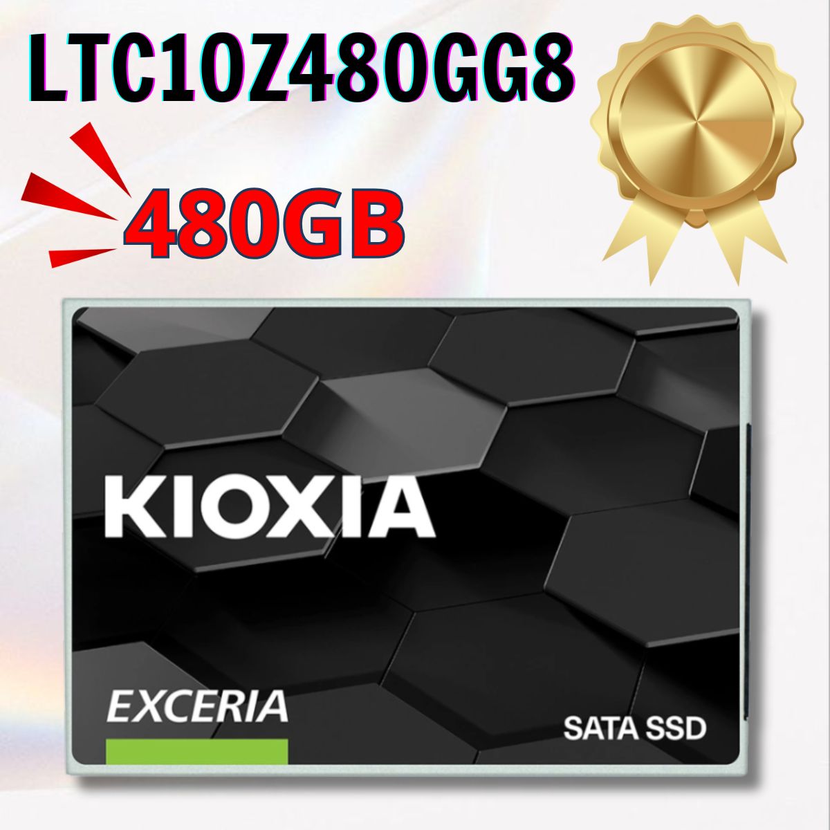 Ổ cứng SSD KIOXIA LTC10Z480GG8 – Dung lượng 480GB – Tốc độ đọc 555MB/s – Tốc độ ghi 540MB/s