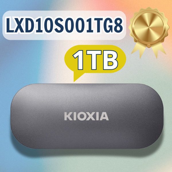 Ổ cứng di động SSD KIOXIA LXD10S001TG8 – Dung lượng 1TB – Tốc độ đọc 1050MB/s – Tốc độ ghi 1000MB/s – Cổng USB 3.2 Gen 2