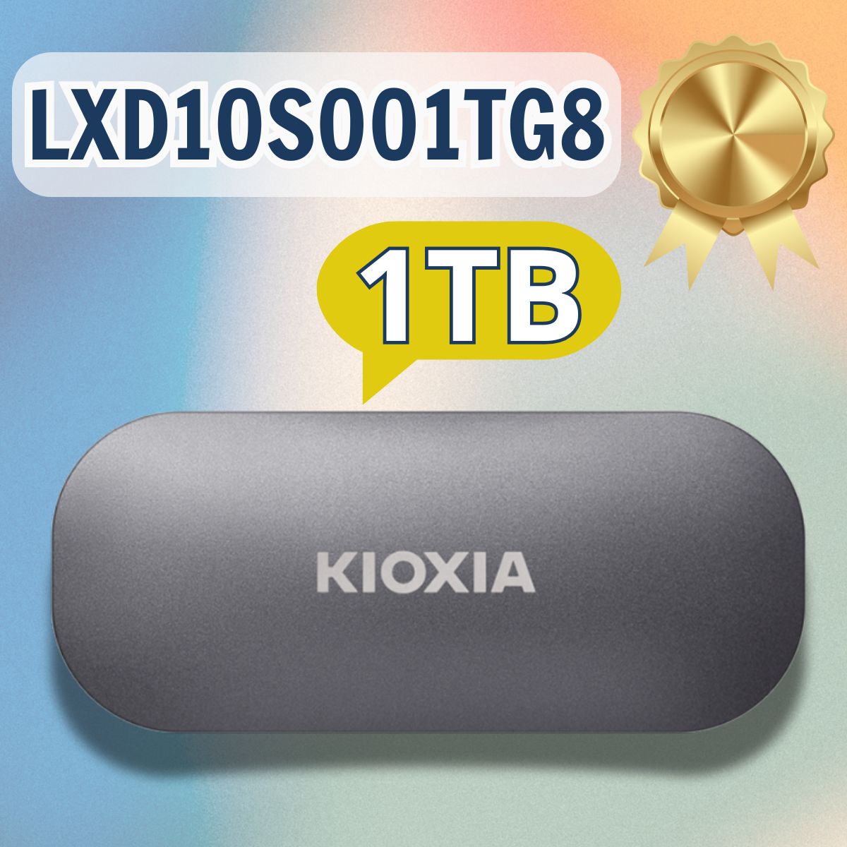 Ổ cứng di động SSD KIOXIA LXD10S001TG8 – Dung lượng 1TB – Tốc độ đọc 1050MB/s – Tốc độ ghi 1000MB/s – Cổng USB 3.2 Gen 2