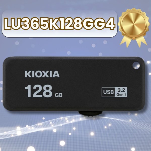 USB 128GB KIOXIA U365 USB 3.2 Gen 1 R150. Mã LU365K128GG4 [BH 60T, Màu Đen, Made In Japan]