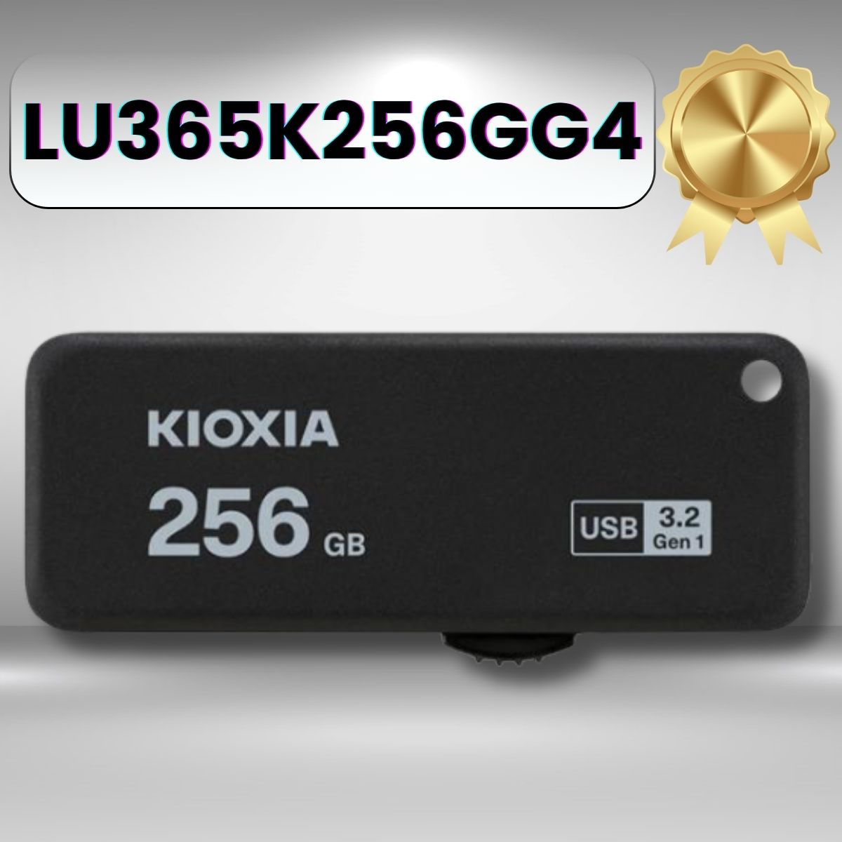 USB 256GB KIOXIA U365 USB 3.2 Gen 1 R150. Mã LU365K256GG4 [BH 60T, Màu Đen, Made In Japan]