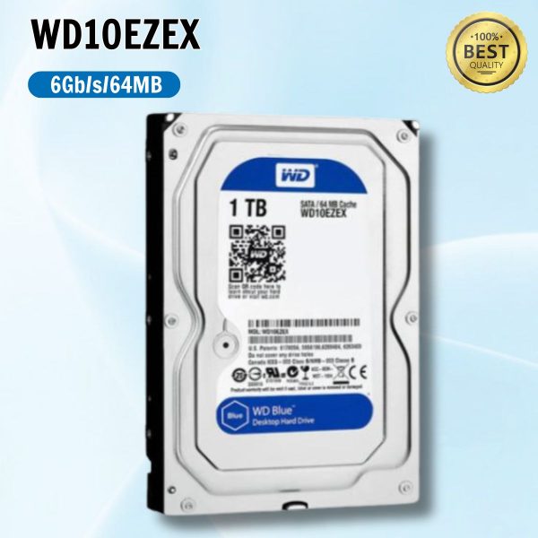 Ổ cứng Western Digital Blue 1TB WD10EZEX 3.5" SATA 3 6Gb/s/64MB Cache/ 7200RPM