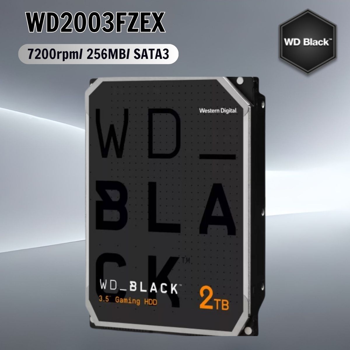 Ổ cứng Western Digital Black 2TB WD2003FZEX 3.5" SATA 3/ 64MB Cache/ 7200RPM