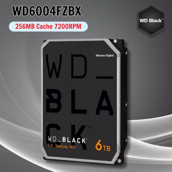 Ổ cứng HDD Western Digital Black 6TB WD6004FZBX 3.5" SATA 3/ 256MB Cache/ 7200RPM