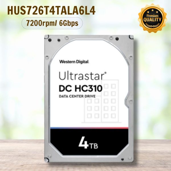 Ổ cứng HDD WD Enterprise Ultrastar DC HC310 4TB HUS726T4TALA6L4 7200rpm Sata 256MB