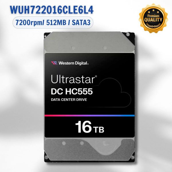 Ổ cứng lắp trong Western Digital Ultrastar 16TB WUH722016CLE6L4 3.5 inch 512MB 7200RPM