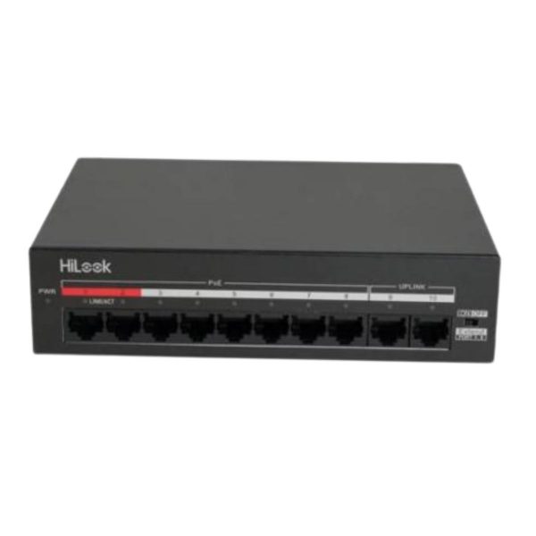 Switch PoE 8 ports 10/100M Hilook DS-3E0110MP-60 chính hãng